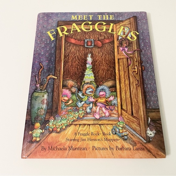 Vintage 1985 First Edition Meet The Fraggles Hardcover Book - Picture 1 of 16
